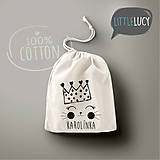 Úžitkový textil - Vrecko LiLu - malá princezná / malý princ - 10774903_
