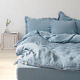 Textil - odstín DUSTY blue ..100% len metráž - 10778196_