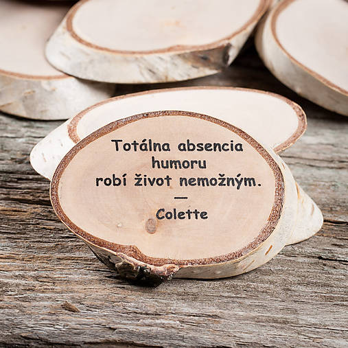 Magnetky - Výpredaj - Magnetka - citát - Totálna absencia humoru - 10779711_