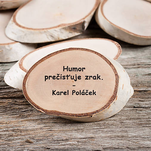Magnetky - Výpredaj - Magnetka - citát - Humor prečisťuje - 10779714_