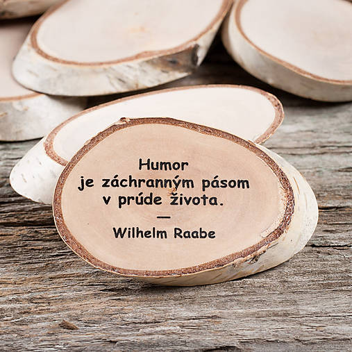 Magnetky - Výpredaj - Magnetka - citát - Humor je záchranným pásom - 10779718_