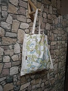 Nákupné tašky - Eco taška zelené listy - 10784411_