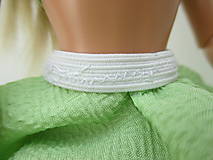 Sukne - Mini sukňa pre Barbie - kruhová (Zelená) - 10791242_