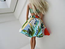 Sukne - Mini sukňa pre Barbie - kruhová (Pestrofarebná) - 10791301_