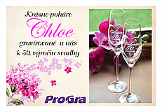 Nádoby - Chloe - svadobné poháre 2ks - 10789220_