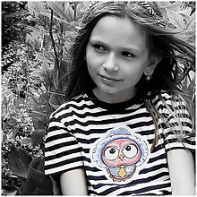 Detské oblečenie - Detské pásikavé tričko - OčiPuči Wincko - 10794674_