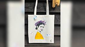 Nákupné tašky - ♥ Plátená, ručne maľovaná taška ♥ - 10798673_
