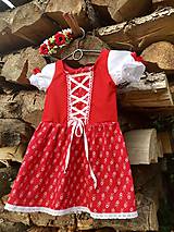 Detské folklórne šaty Zuzanka