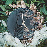 Hodiny - Luxury Garden - Živicové drevené hodiny - 10803086_