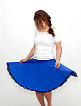 Tehotenské oblečenie - Tehotenská kolová sukňa - 299 farebných kombinácií - 10806075_