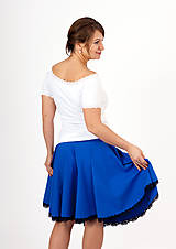 Tehotenské oblečenie - Tehotenská kolová sukňa - 299 farebných kombinácií - 10806080_