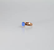 Prstene - ORDINARY - betónový prsteň (modrá) - 10806628_