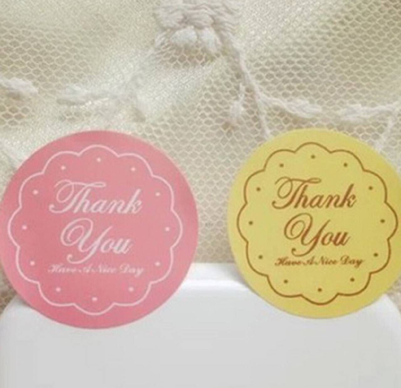 NA101 Nálepka thank you 2,7 cm