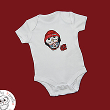 Detské oblečenie - Detské bavlnené body - OčiPuči Metal Baby Coobo - 10812401_
