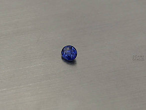 Minerály - ZAFÍR prírodný modrý ovál 5 x 4 mm NAHRIEVANÝ - 10811340_