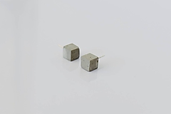 Náušnice - Betónové napichovacie náušnice GEOMETRIC - Cubes - 10811377_