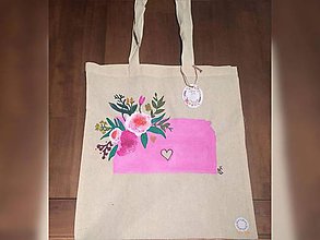 Nákupné tašky - ♥ Plátená, ručne maľovaná taška ♥ (Z3) - 10815800_