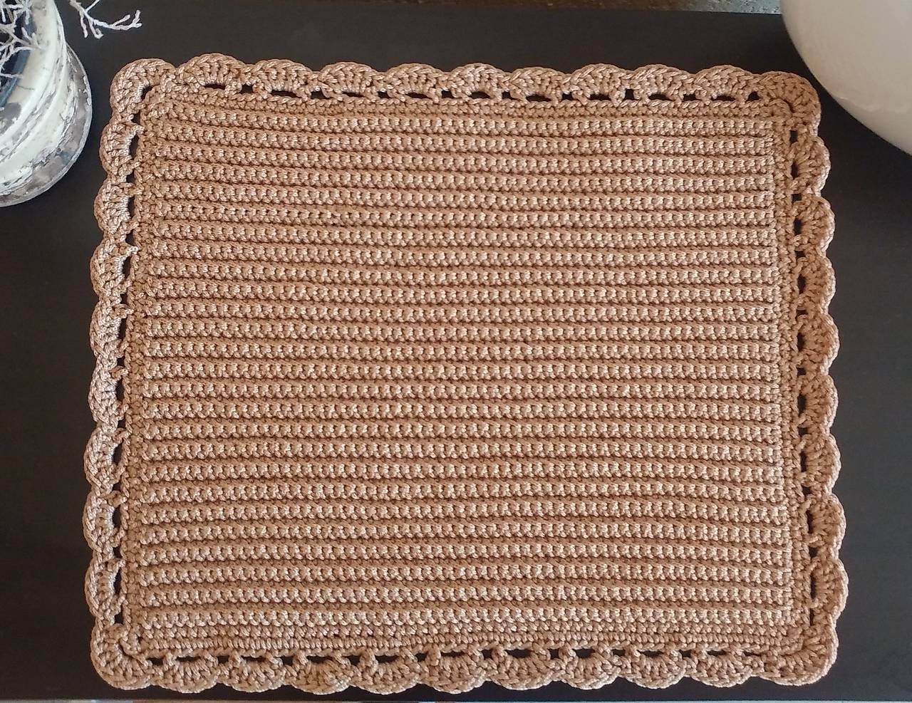 Handmade háčkované prestieranie 