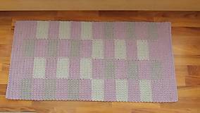 Úžitkový textil - Handmade koberček z kvalitných šnúr - 10821101_