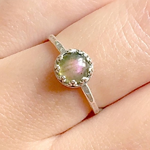 Prstene - Silver Labradorite AG925 Ring / Jemný strieborný prsteň s ružovým labradoritom /A0005 - 10822536_