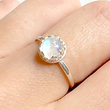 Prstene - Silver Moonstone AG925 Ring / Jemný strieborný prsteň s mesačným kameňom /A0006 - 10822829_