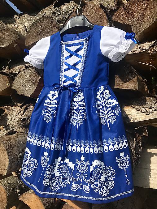 Detské folklórne šaty Terezka
