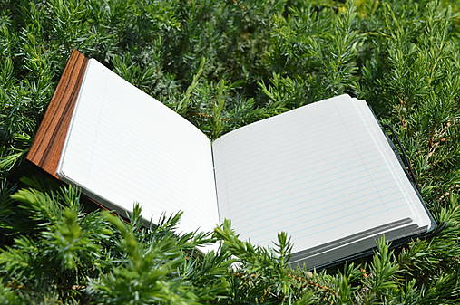 Papiernictvo - Zápisník A5 - "Wood book" - 10823437_