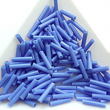 Korálky - Rokajl sekaný 9mm-20g (modrá lila) - 10825786_