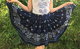 Detské oblečenie - Detská folk sukňa super točivá - 10826161_
