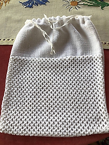Úžitkový textil - Vrecko na pečivo - 10829478_