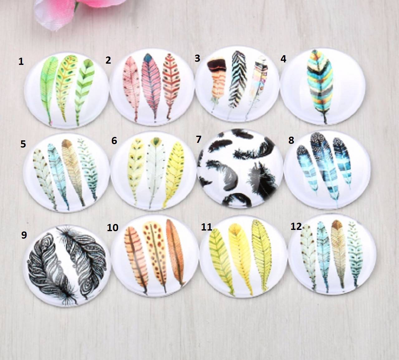 KA124 Kabošon pierka 12 mm