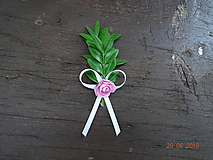 Krušpánové pierko č.7 ružový kvet
