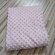 Detský textil - Mini minky vankúš oblak (Ružová) - 10832060_