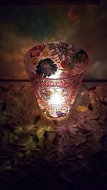 Dekorácie - Mandalkovo kvetinová váza - 10833153_