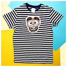 Detské oblečenie - Detské pásikavé tričko - OčiPuči Fillipo - 10837905_