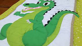 Detský textil - Deka s krokodílkom - 10839047_