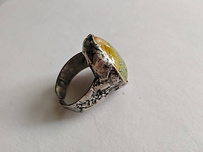 Prstene - Cínovaný prsteň - 10843007_