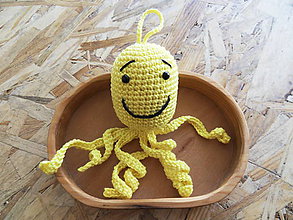 Hračky - Usmiata chobotnička do kočíka :-) - 10842046_