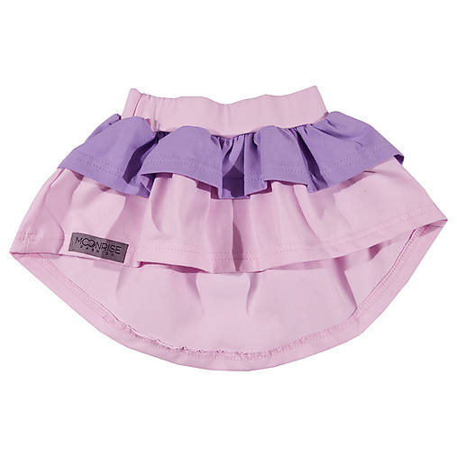Detské oblečenie - Sukňa - pastel summer pink violer - 10844754_