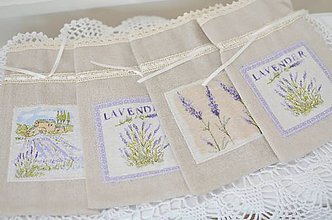 Úžitkový textil - Vrecúško Provence - 10847488_