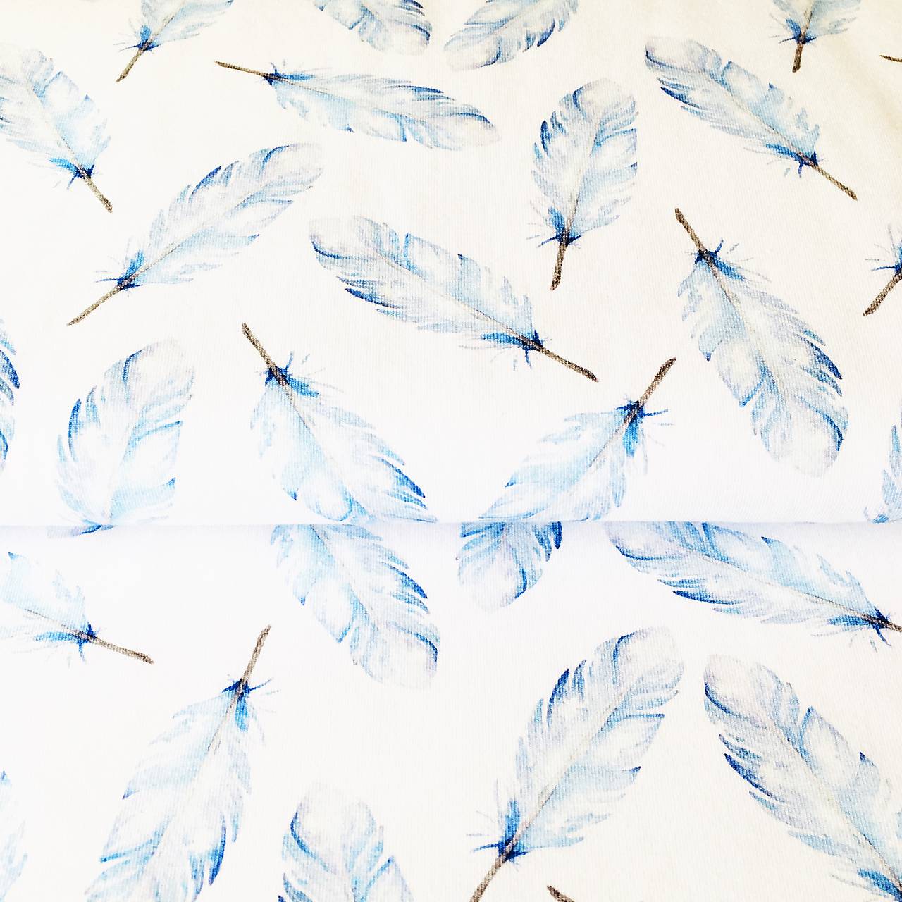 bavlnený úplet Pierka, šírka 160 cm