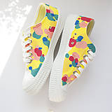 Ponožky, pančuchy, obuv - Rainbow (Rainbow maľovanie (topánky zaslané)) - 10857951_