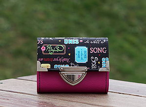 Peňaženky - Peněženka Spring Růžová, 10 karet, 2 kapsy - 10856000_