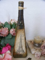 Nádoby - Vintage fľaša Paríž ... - 10860995_