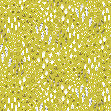 Textil - zelená lúka, 100 % bavlna USA, šírka 110 cm - 10867592_