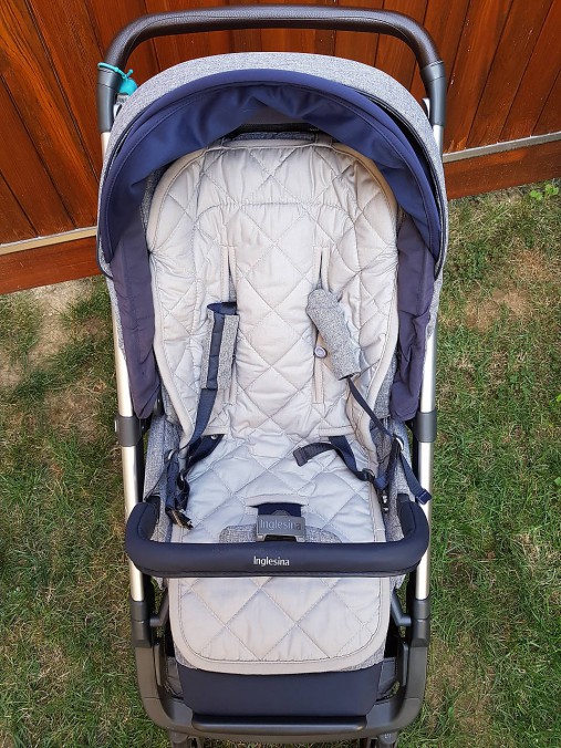 Detský textil - VLNIENKA podložka do kočíka INGLESINA APTICA s prešitím ELEGANT grey - 10874938_