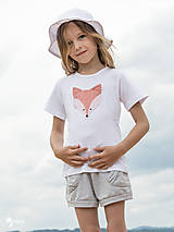 Detské oblečenie - tričko LÍŠKA 86 - 134 (dlhý aj krátky rukáv) - 10876671_