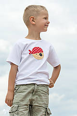 Detské oblečenie - tričko PIRÁT VENDELÍN 86 - 134 (dlhý aj krátky rukáv) - 10876987_