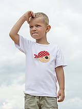 Detské oblečenie - tričko PIRÁT VENDELÍN 86 - 134 (dlhý aj krátky rukáv) - 10876995_