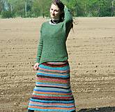 Sukne - Pletená sukně na přání - 10879196_